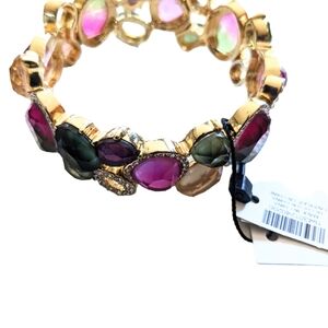 NWT White House Black Market Semi Precious Stone Bracelet